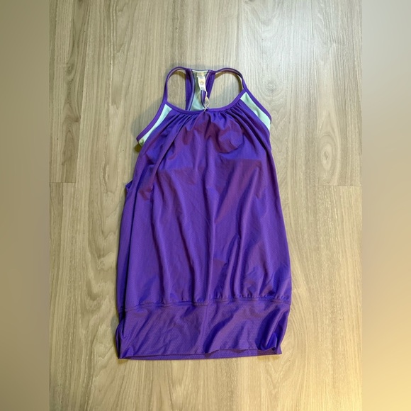 Lululemon No Limits Tank –Power Purple Aquamarine Sz4 Like New Retired Edition - Picture 9 of 12